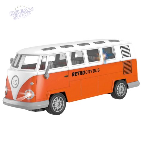 Autobus Retro City Bus Zdalnie Sterowany RC Światła 1:30 Autobus Retro City Bus Zdalnie Sterowany RC Światła 1:30