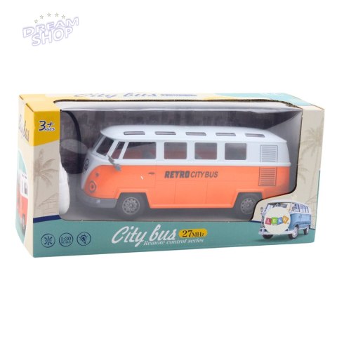 Autobus Retro City Bus Zdalnie Sterowany RC Światła 1:30 Autobus Retro City Bus Zdalnie Sterowany RC Światła 1:30