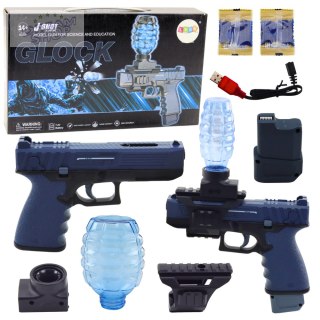 Automatyczny Pistolet Na Kulki Wodne Żelowe Glock Niebieski