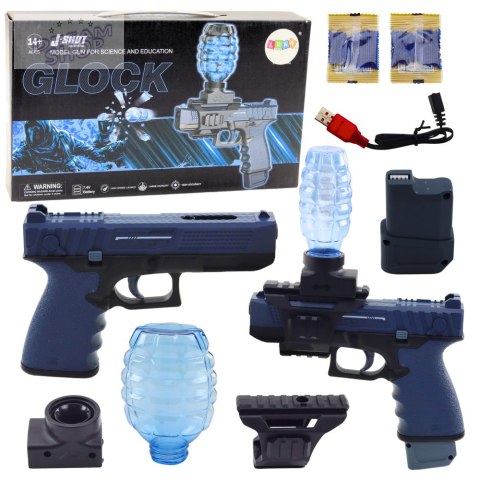 Automatyczny Pistolet Na Kulki Wodne Żelowe Glock Niebieski