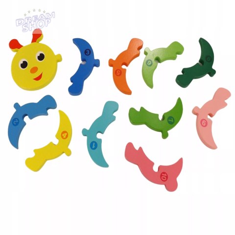 EDUKACYJNE DREWNIANE KLOCKI PUZZLE UKŁADANKA 8765G EDUKACYJNE DREWNIANE KLOCKI PUZZLE UKŁADANKA 8765G
