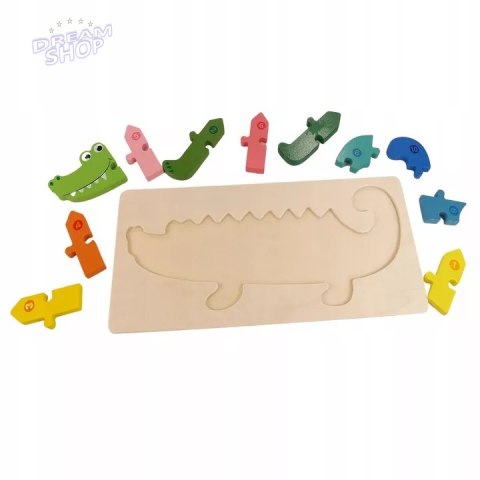 EDUKACYJNE DREWNIANE KLOCKI PUZZLE UKŁADANKA 8765K EDUKACYJNE DREWNIANE KLOCKI PUZZLE UKŁADANKA 8765K