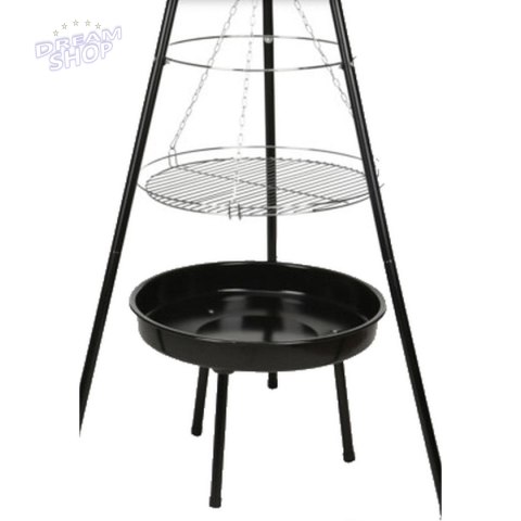 GRILL OGRODOWY WISZĄCY NA TRÓJNOGU 52CM GRILL OGRODOWY WISZĄCY NA TRÓJNOGU 52CM