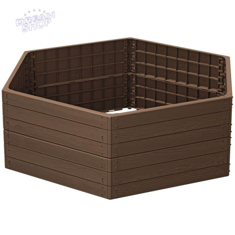 GRZĄDKA RABATKA OGRODOWA OBRZEŻE BASE WOOD RUSTYKALNA CEGŁA