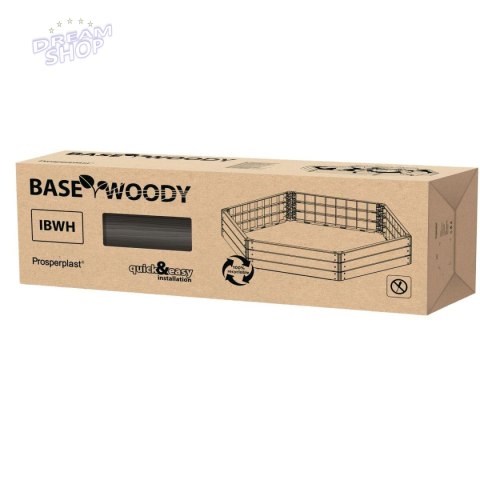 GRZĄDKA RABATKA OGRODOWA OBRZEŻE BASE WOOD RUSTYKALNA CEGŁA
