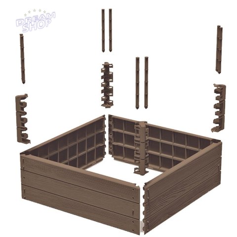 GRZĄDKA RABATKA OGRODOWA OBRZEŻE BASE WOOD RYSTUKLANA CEGŁA GRZĄDKA RABATKA OGRODOWA OBRZEŻE BASE WOOD RYSTUKLANA CEGŁA