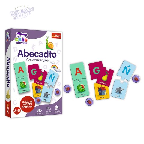 Gra Edukacyjna dla dzieci Abecadło Mały Odkrywca Trefl 01945