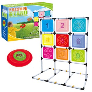 Gra Zręcznościowa Rzut Frisbee Dyskiem Do Celu Domowa Ogrodowa
