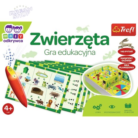 Gra dla dzieci Zwierzęta Magiczny ołówek Trefl 02111 Gra dla dzieci Zwierzęta Magiczny ołówek Trefl 02111