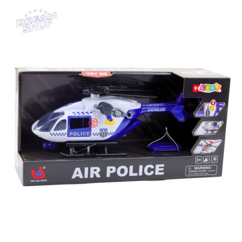 Helikopter Policyjny Hak Nosze Światła Dźwięki 1:12