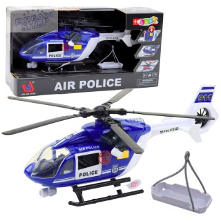Helikopter Policyjny Hak Nosze Światła Dźwięki 1:14