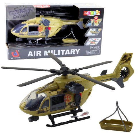 Helikopter Wojskowy Militarny Hak Nosze Światła Dźwięki 1:14 Helikopter Wojskowy Militarny Hak Nosze Światła Dźwięki 1:14