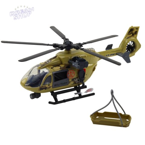 Helikopter Wojskowy Militarny Hak Nosze Światła Dźwięki 1:14 Helikopter Wojskowy Militarny Hak Nosze Światła Dźwięki 1:14