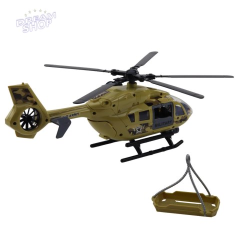 Helikopter Wojskowy Militarny Hak Nosze Światła Dźwięki 1:14 Helikopter Wojskowy Militarny Hak Nosze Światła Dźwięki 1:14