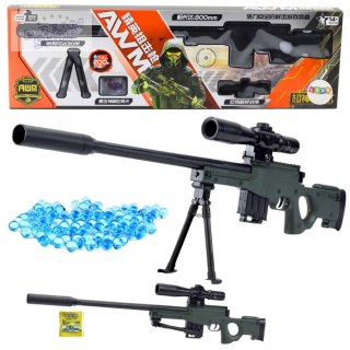 Karabin Snajperski Replika AWM Stojak Kulki Wodne Żelowe 80cm
