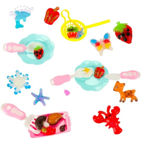 Klej żel kryształowy 3D crystal glue magiczna kuchnia szablony kreatywny zestaw 62 elementy niebieski Klej żel kryształowy 3D crystal glue magiczna kuchnia szablony kreatywny zestaw 62 elementy niebieski