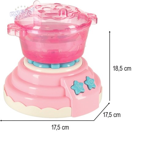 Klej żel kryształowy 3D crystal glue magiczna kuchnia szablony kreatywny zestaw 62 elementy różowy