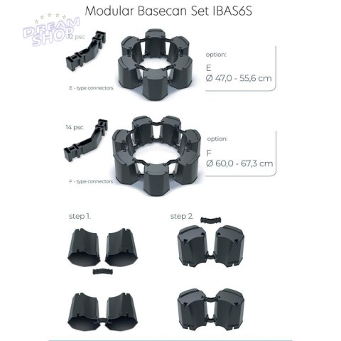 PODSTAWA DO ZBIORNIKA NA WODĘ DESZCZÓWKĘ MODULAR 6 BASECAN ANTRACYT PODSTAWA DO ZBIORNIKA NA WODĘ DESZCZÓWKĘ MODULAR 6 BASECAN ANTRACYT