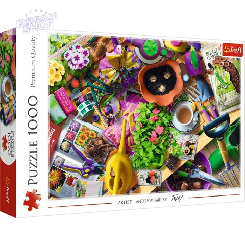 Puzzle - "1000" - Porządki w ogrodzie Trefl 10927 Puzzle - "1000" - Porządki w ogrodzie Trefl 10927