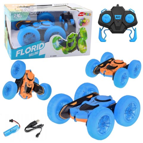 Samochód Kaskaderski Auto Zdalnie Sterowane RC 360° Niebieski Samochód Kaskaderski Auto Zdalnie Sterowane RC 360° Niebieski