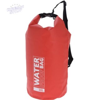 TORBA PLECAK WOREK WODOSZCZELNY 30L CZERWONY