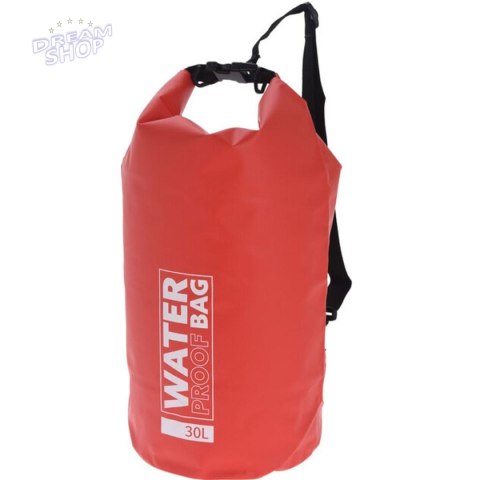 TORBA PLECAK WOREK WODOSZCZELNY 30L CZERWONY