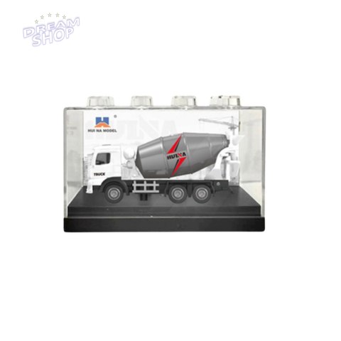 Betoniarka Metalowa Model Kolekcjonerski Huina Biała 1:80 Betoniarka Metalowa Model Kolekcjonerski Huina Biała 1:80