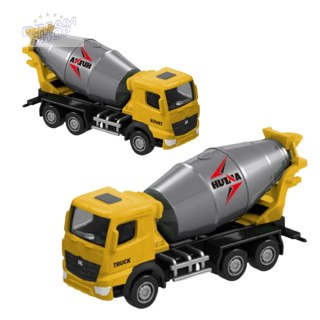 Betoniarka Metalowa Model Kolekcjonerski Huina Żółta 1:80