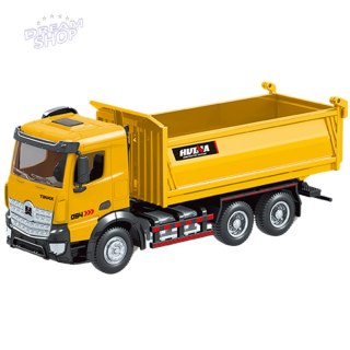 Ciężarówka Wywrotka Metalowa Huina Żółta 1:50