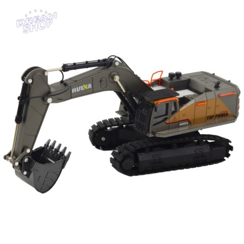 Koparka Gąsienicowa Metalowa Ruchoma Łyżka Huina Czarna 1:50