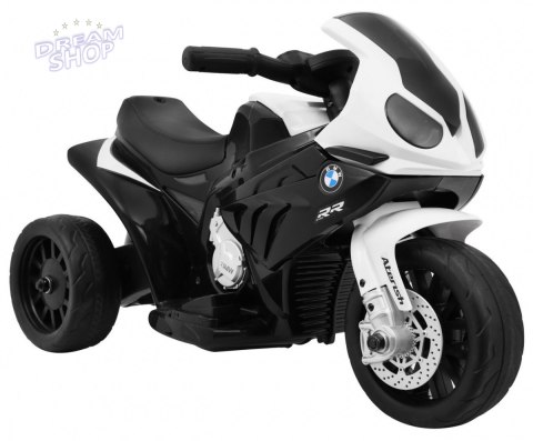 Motor BMW S1000 RR Mini na akumulator dla dzieci Czarny + 3 koła + Dźwięki + LED Motor BMW S1000 RR Mini na akumulator dla dzieci Czarny + 3 koła + Dźwięki + LED