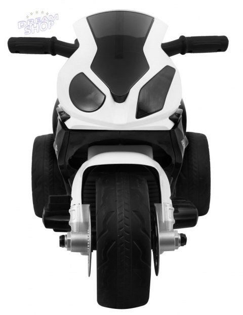 Motor BMW S1000 RR Mini na akumulator dla dzieci Czarny + 3 koła + Dźwięki + LED Motor BMW S1000 RR Mini na akumulator dla dzieci Czarny + 3 koła + Dźwięki + LED