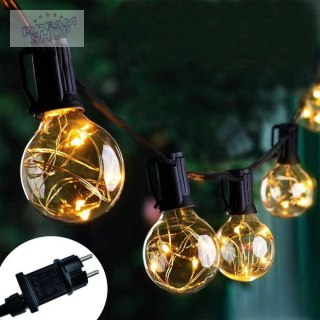 PARTY LIGHT GIRLANDA ZEWNĘTRZNA 20 ŻARÓWEK 100LED 5,8M 230V