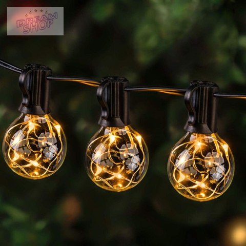 PARTY LIGHT GIRLANDA ZEWNĘTRZNA 20 ŻARÓWEK 100LED 5,8M 230V PARTY LIGHT GIRLANDA ZEWNĘTRZNA 20 ŻARÓWEK 100LED 5,8M 230V