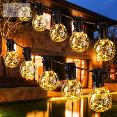 PARTY LIGHT GIRLANDA ZEWNĘTRZNA 20 ŻARÓWEK 100LED 5,8M 230V PARTY LIGHT GIRLANDA ZEWNĘTRZNA 20 ŻARÓWEK 100LED 5,8M 230V