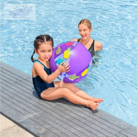 Piłka plażowa dmuchana fiolet ananas Bestway 31036F