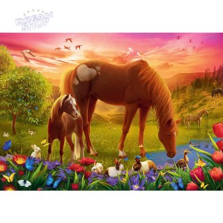 Puzzle - 500 - Konie na łące Trefl 37451