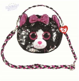 Ty Fashion - cekinowa torba na ramię - Kot