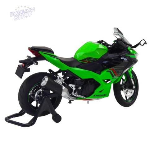Motocykl Sportowy Metalowy Światła Dźwięki Zielony 1:12 Motocykl Sportowy Metalowy Światła Dźwięki Zielony 1:12