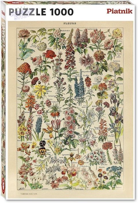 Puzzle 1000 - Millot, Kwiaty PIATNIK Puzzle 1000 - Millot, Kwiaty PIATNIK
