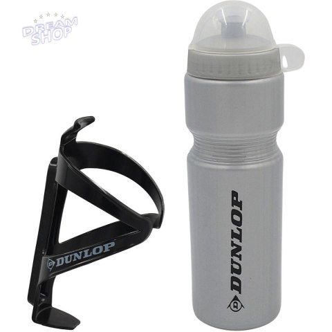 Bidon rowerowy Dunlop 750ml z koszykiem