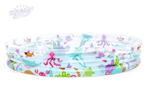Dmuchany Basen Morski Świat 183 x 33 cm Bestway 51005 Dmuchany Basen Morski Świat 183 x 33 cm Bestway 51005