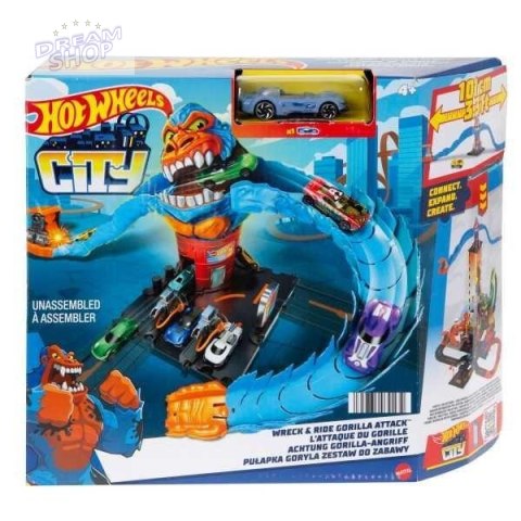 Hot Wheels City Pułapka goryla HDR30