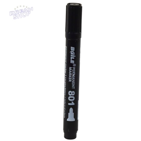 Marker Permanentny Wodoodporny Czarny 2,5-4,5 mm Marker Permanentny Wodoodporny Czarny 2,5-4,5 mm