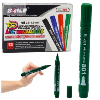 Marker Permanentny Wodoodporny Zielony 2,5-4,5 mm