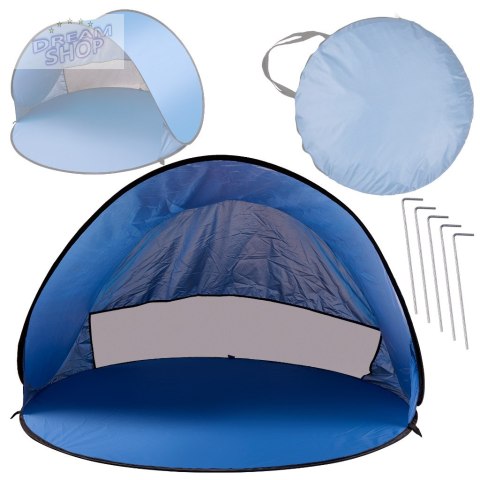 Namiot plażowy duży samorozkładający się automatyczny na plażę parawan ogrodowy XL 146x146cm + pokrowiec