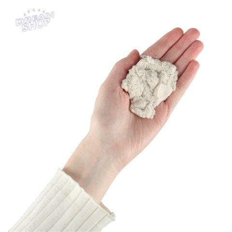 Piasek kinetyczny 1kg w woreczku biały Piasek kinetyczny 1kg w woreczku biały