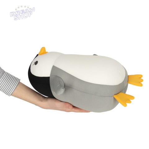 Poduszka podróżna 2w1 rogal pod kark do samochodu samolotu maskotka pingwin Poduszka podróżna 2w1 rogal pod kark do samochodu samolotu maskotka pingwin
