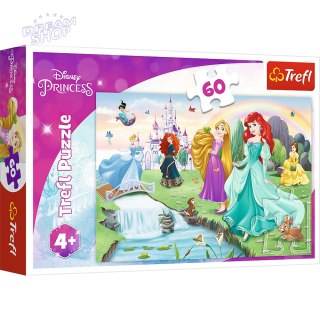 Puzzle - 60 - Poznaj Księżniczki - Disney Princess Trefl 17361