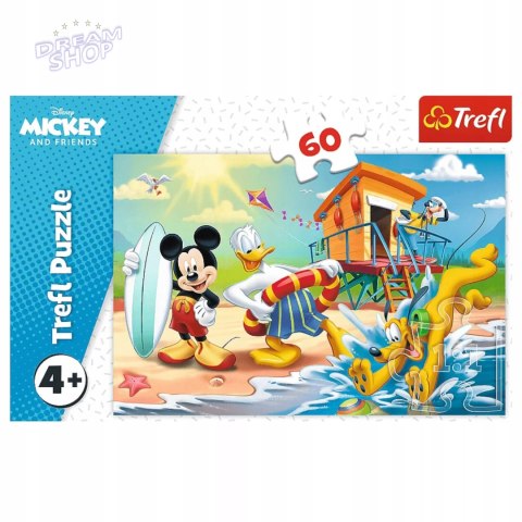 Puzzle Myszka Miki 60 el. Ciekawy dzień Mikiego i przyjaciół Trefl 17359 Puzzle Myszka Miki 60 el. Ciekawy dzień Mikiego i przyjaciół Trefl 17359